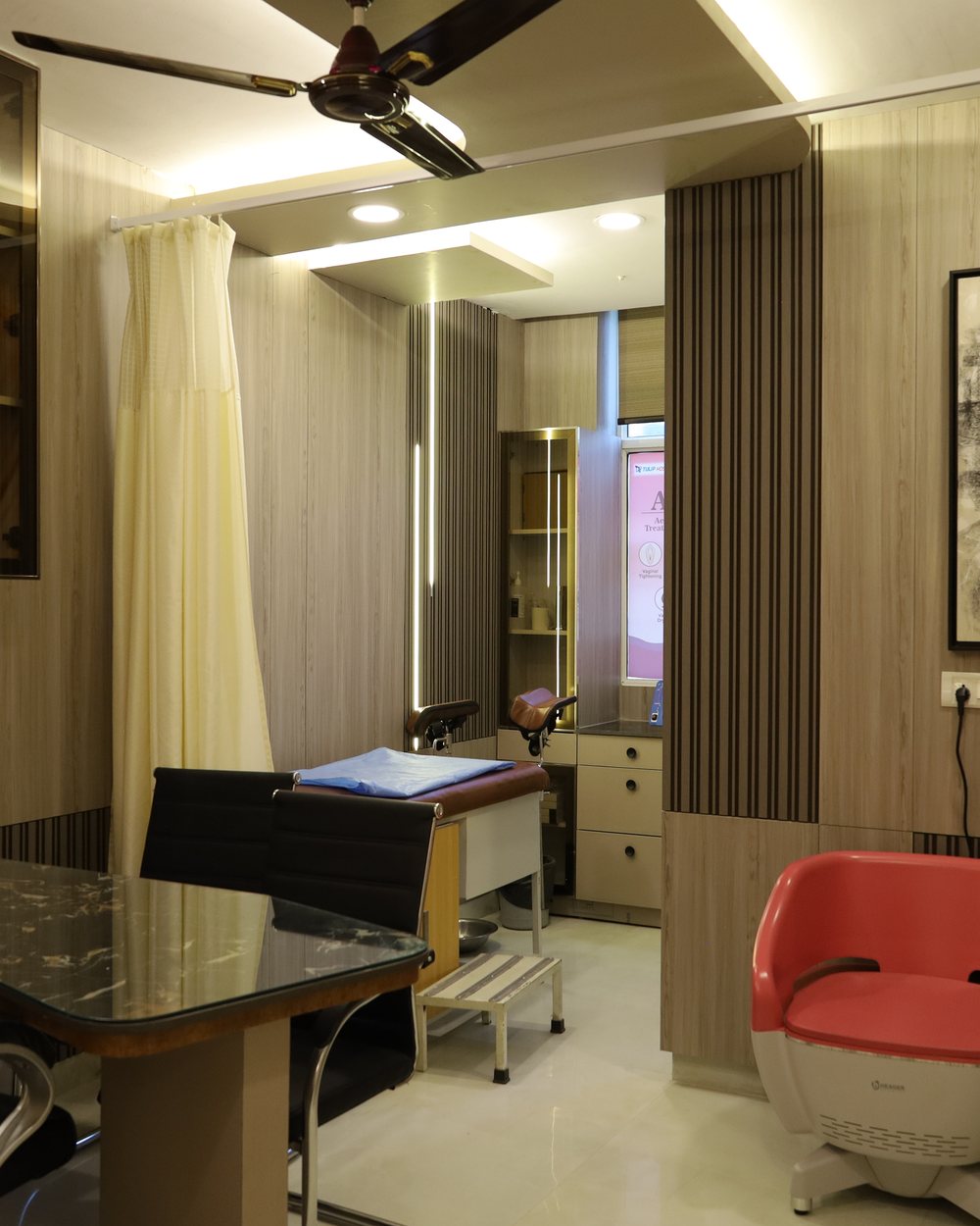 Consultation and treatment room at nyaYOU, Sonipat